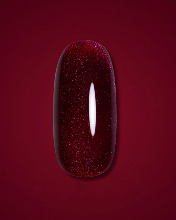 Dark gel polish Cat Eye 16, 6 ml