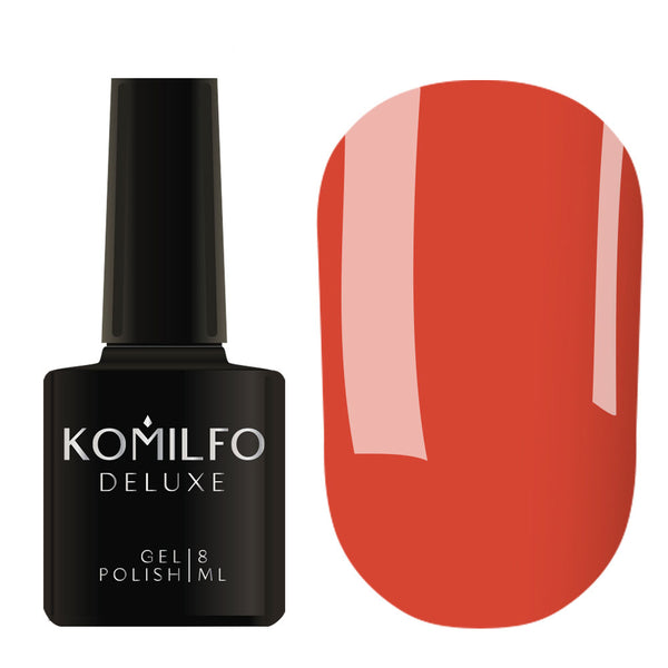 Komilfo Gel Polish Deluxe Series D078 (coral red, enamel), 8 ml 111078