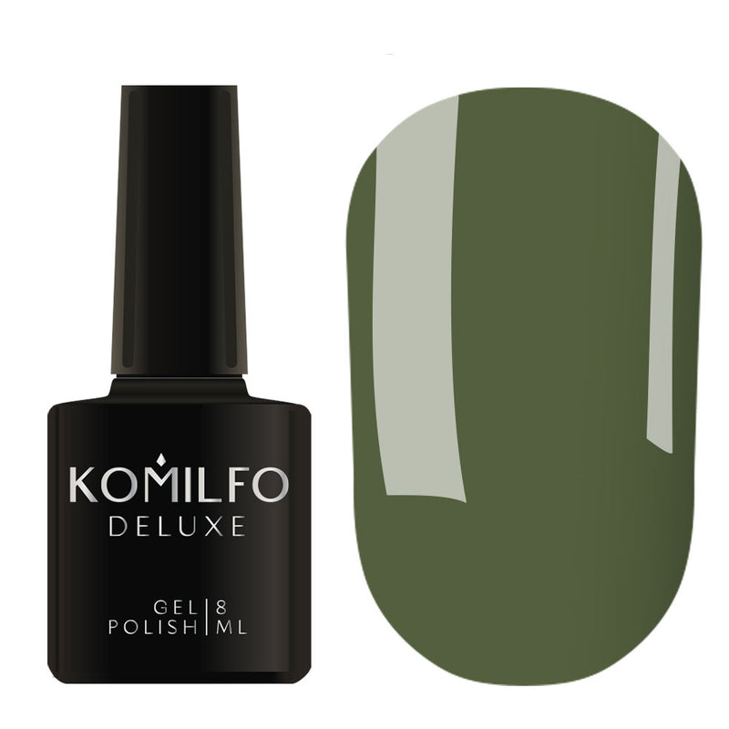Komilfo Gel polish Deluxe Series D158 (khaki, enamel), 8 ml
