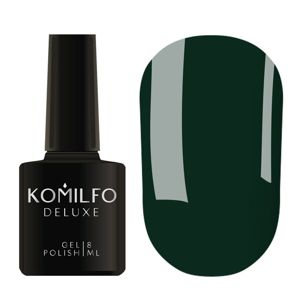 ГЕЛЬ-ЛАК KOMILFO DELUXE SERIES D217 (ТЕМНО-БИРЮЗОВЫЙ, ЭМАЛЬ), 8 МЛ