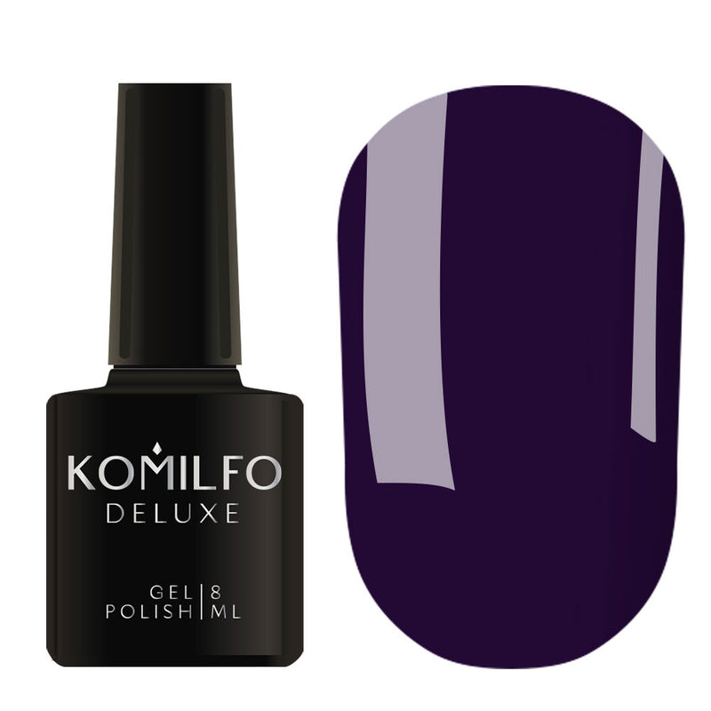 KOMILFO GEL POLISH DELUXE SERIES D222 (VIOLET-BLUE, ENAMEL), 8 ML