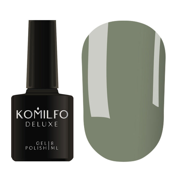 ГЕЛЬ-ЛАК KOMILFO DELUXE SERIES D279 (ТЕМНО-ОЛИВКОВЫЙ, ЭМАЛЬ), 8 МЛ