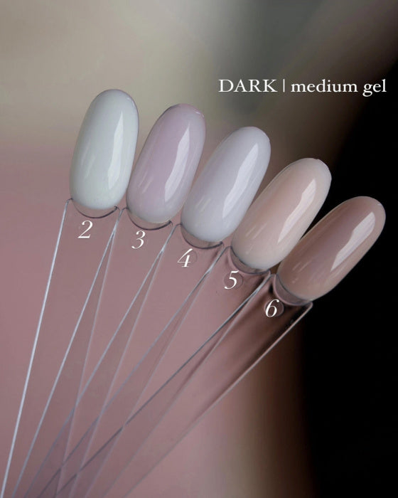 DARK MEDIUM GEL №04, 15 ML (WITHOUT BRUSH) highly pigmented