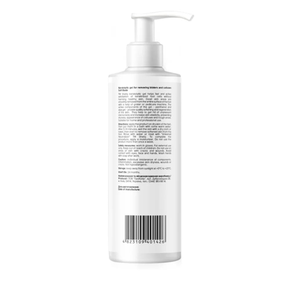 Keratolytic gel for removing calluses and corns Shelly soft blade 200 ml