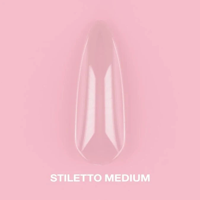 LUNA Stiletto Medium Gel Tips 500 pcs 325-1202