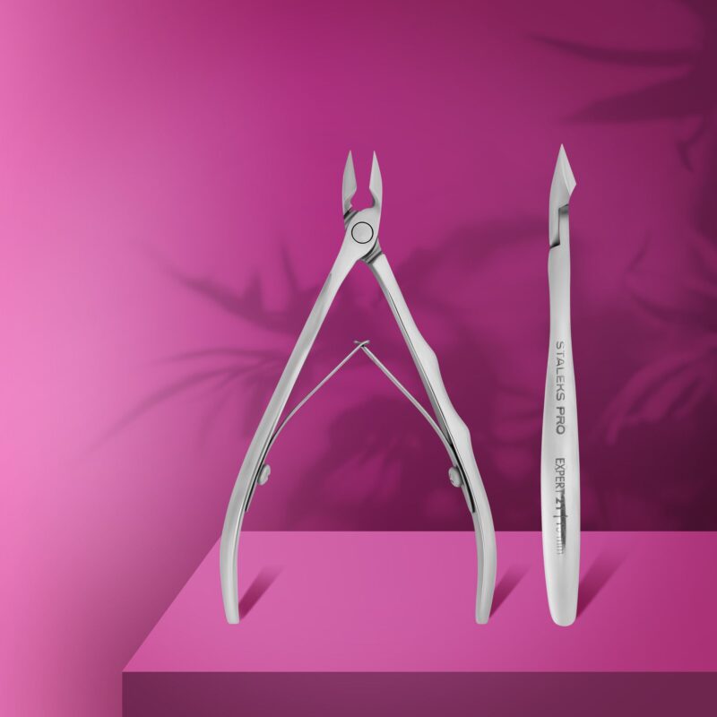 STALEKS PRO EXPERT 21 ПРОФЕСІЙНІ КУСАЧКИ ДЛЯ КУТИКУЛИ FULL JAW 10 MM NE-21-10