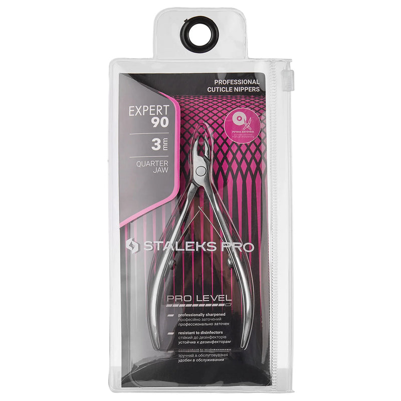 КУСАЧКИ ДЛЯ КУТИКУЛИ STALEKS PRO EXPERT 90 PROFESSIONAL 3 MM NE-90-3