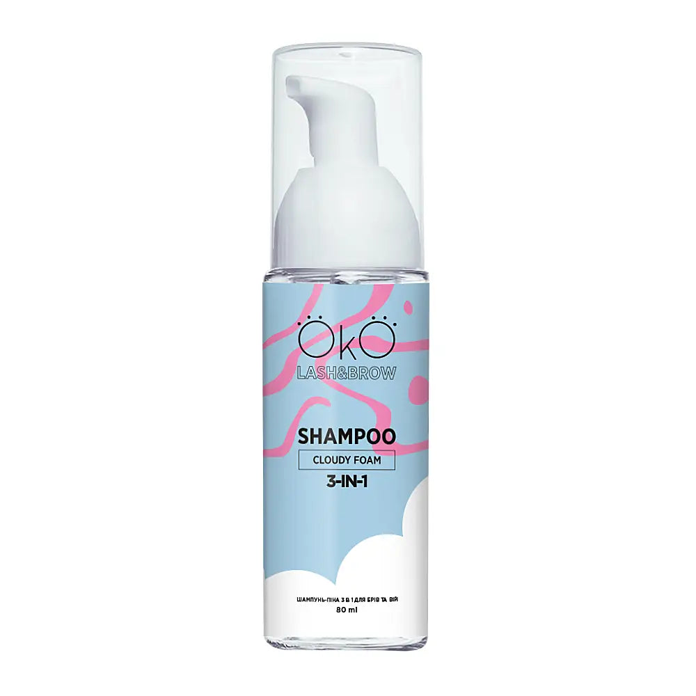 OKO Shampoo Foam for Brows and Eyelashes 3 in 1, 80 ml shamp001