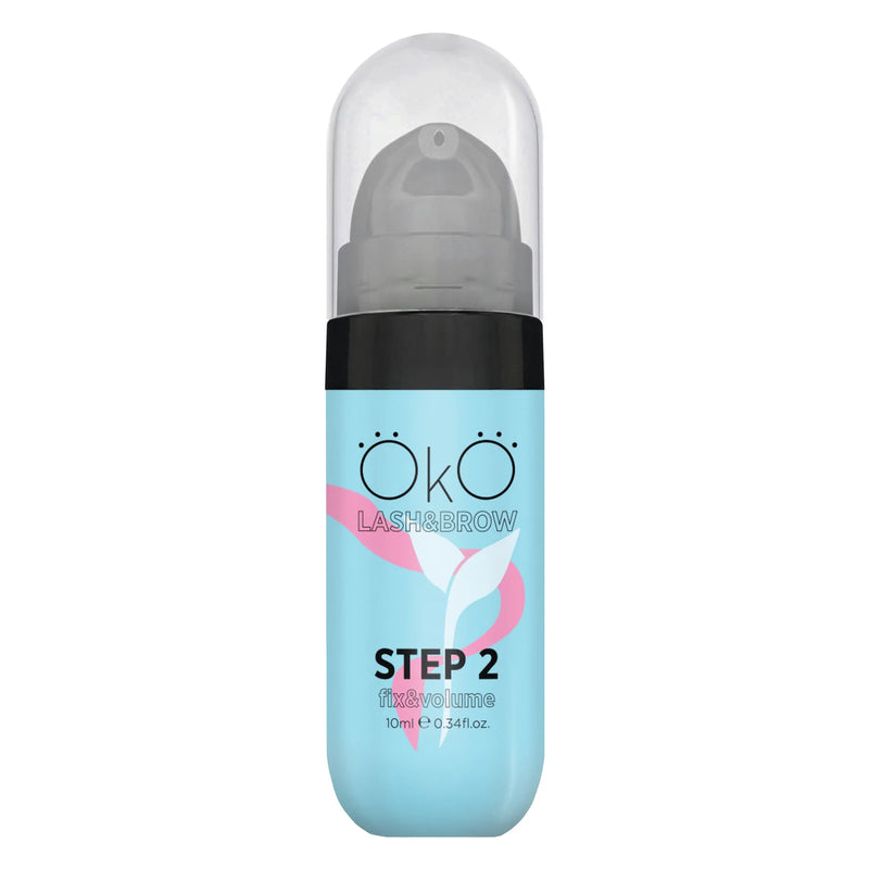 Композиція для ламінування вій і брів OKO STEP 2 FIX &amp; VOLUME, 10 мл okostep2b
