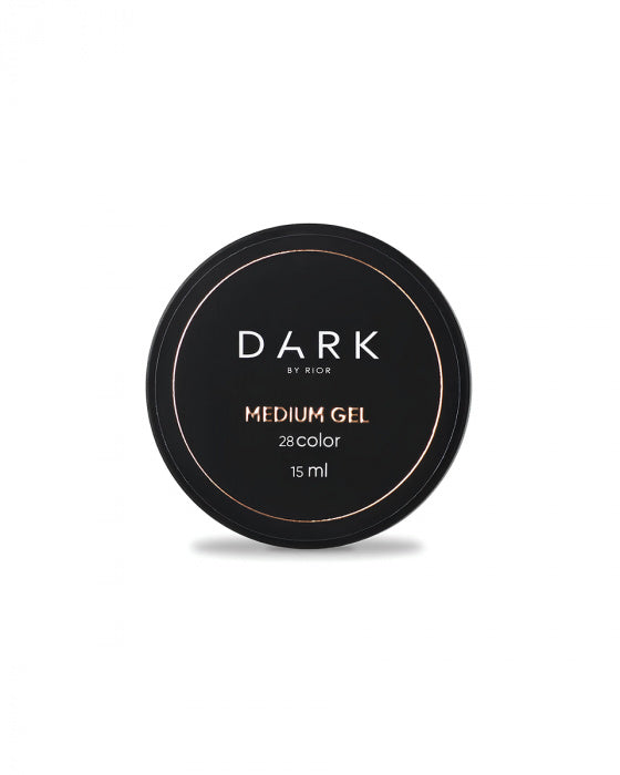 DARK MEDIUM GEL №28, 15 ML (WITHOUT BRUSH) highly pigmented DMG2815