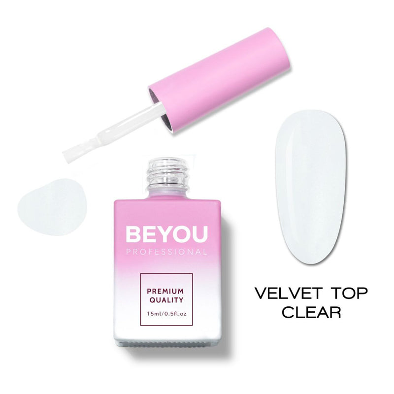 BEYOU Professional Velvet Top Clear 15 ML
