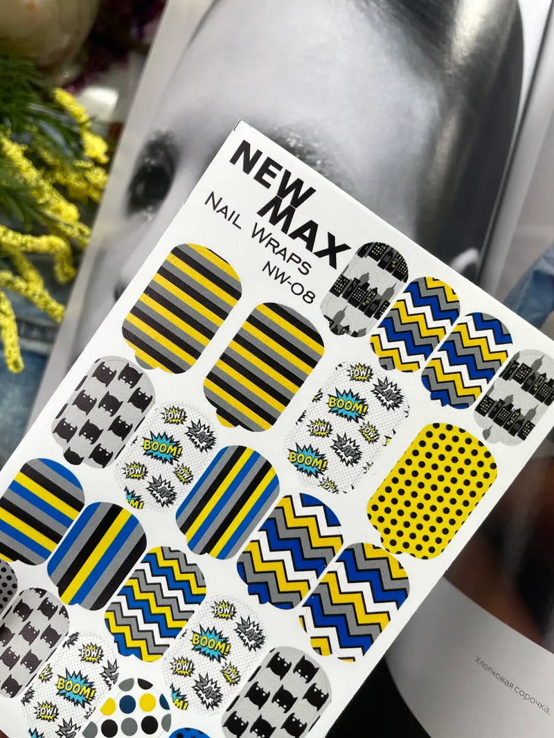 New Max NAIL WRAPS NW-08