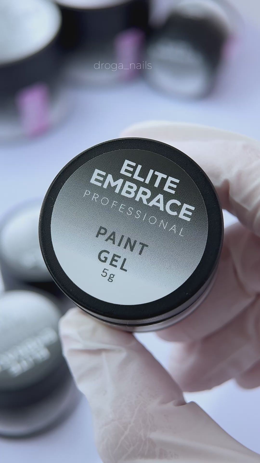 ELITE EMBRACE Professional Metallic Paint Gel Silver 5g  EMGS05