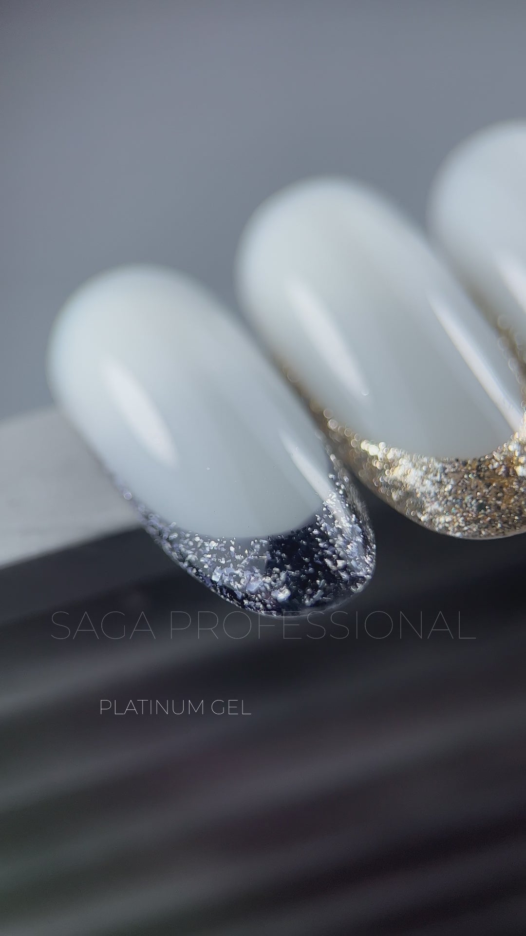 SAGA Professional Platinum Gel № 01 (черный), 5 мл