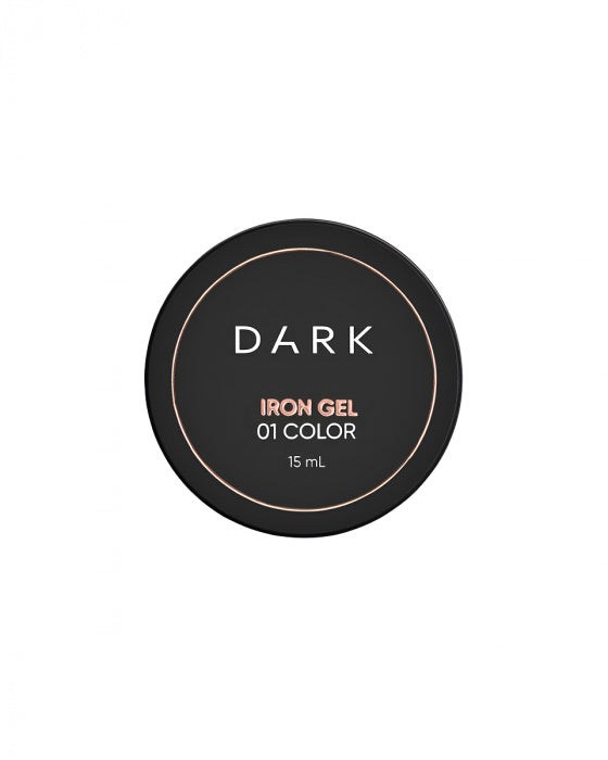 DARK IRON GEL №01, CLEAR 15 ML  DIron0115