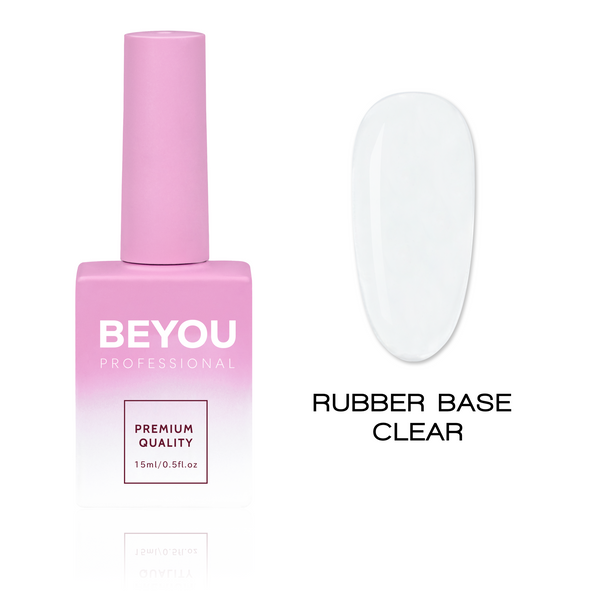 BEYOU Professional Rubber Base Clear 15ml BRBC0415