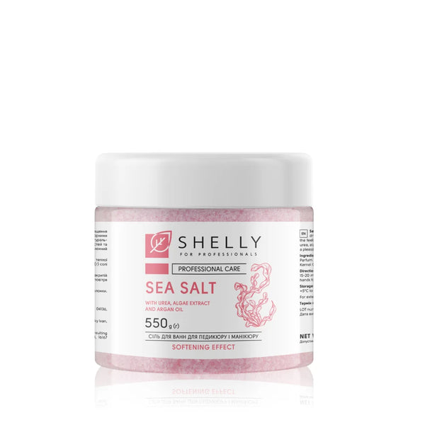 Bath salt with urea, algae extract and argan oil Shelly 550 g