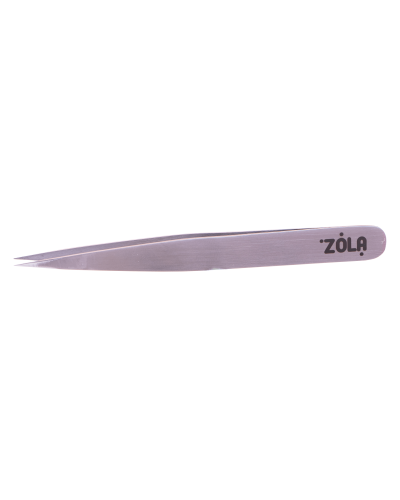 ZOLA PROFESSIONAL TWEEZERS FOR EYEBROWS SILVER (POINTED) 05074