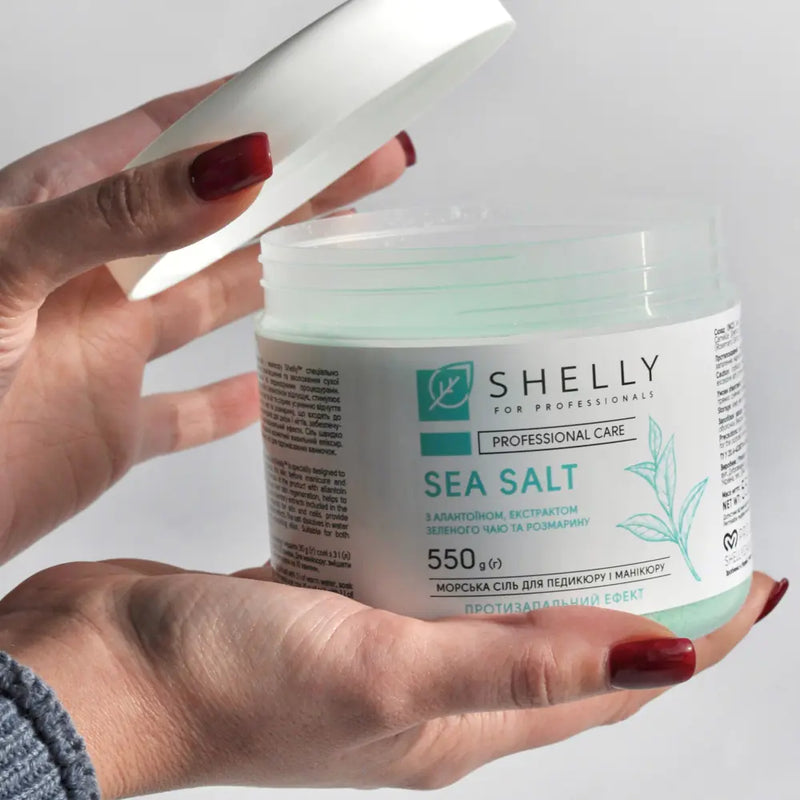 Bath salt with allantoin, green tea extract and rosemary Shelly 550g