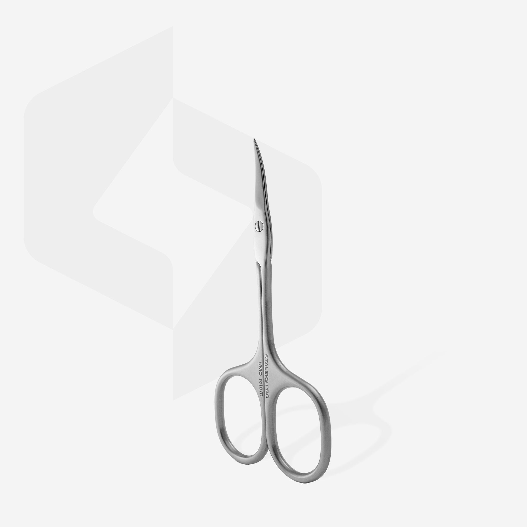STALEKS Professional cuticle scissors “Ballerina” UNIQ 10 TYPE 3  SQ-10/3