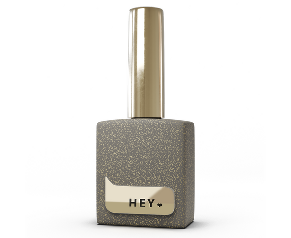 HEYLOVE GOLD FLAKES GLOSSY TOP 15 ML HL-TS15-204