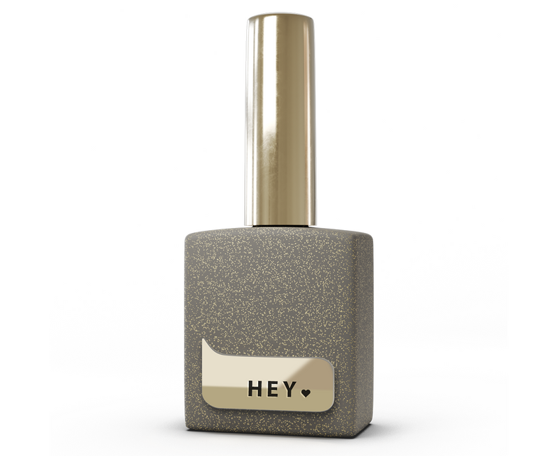 HEYLOVE GOLD FLAKES GLOSSY TOP 15 ML HL-TS15-204