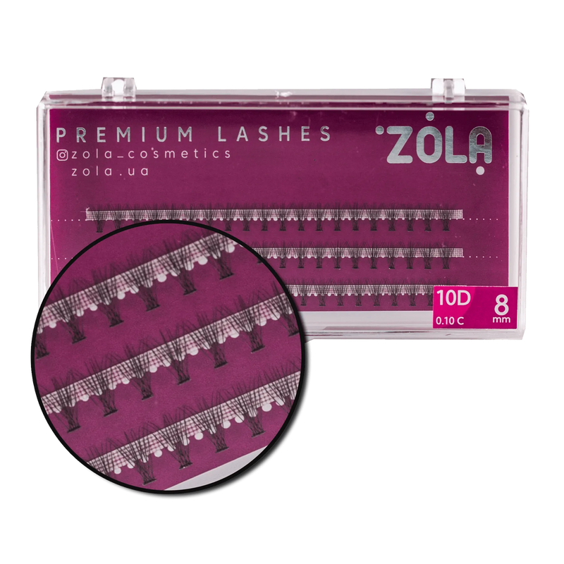 Zola Bunches Eyelashes 10D 8mm 05337