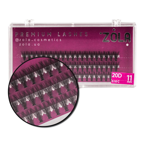 Zola Bunches Eyelashes 20D, 11 mm 05340
