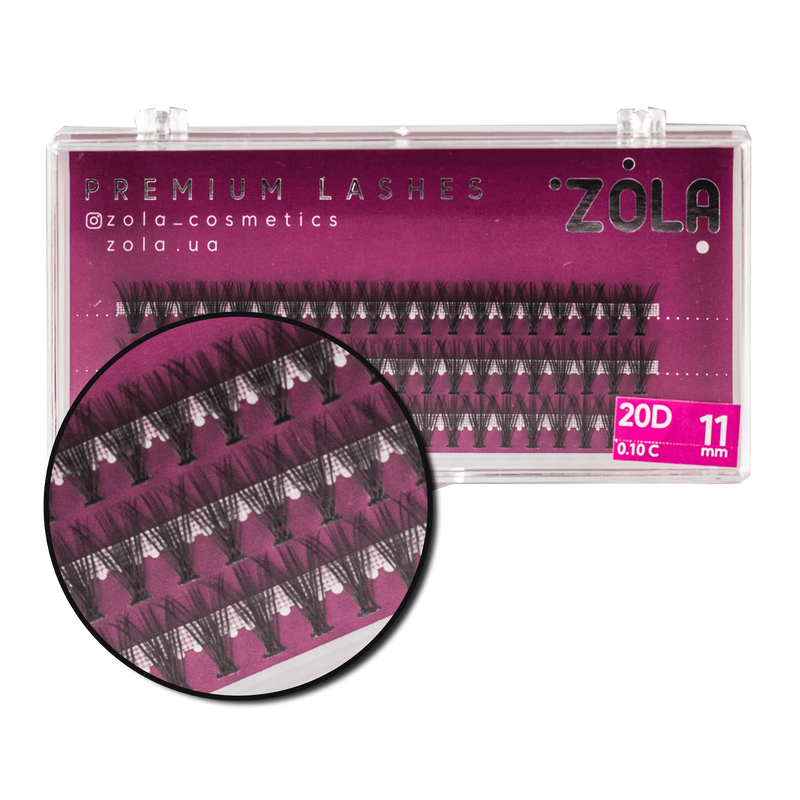 Zola Bunches Eyelashes 20D, 11 mm 05340