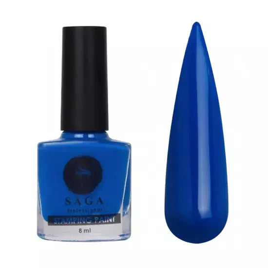 SAGA professional varnish for stamping 9  (blue), 8 ml