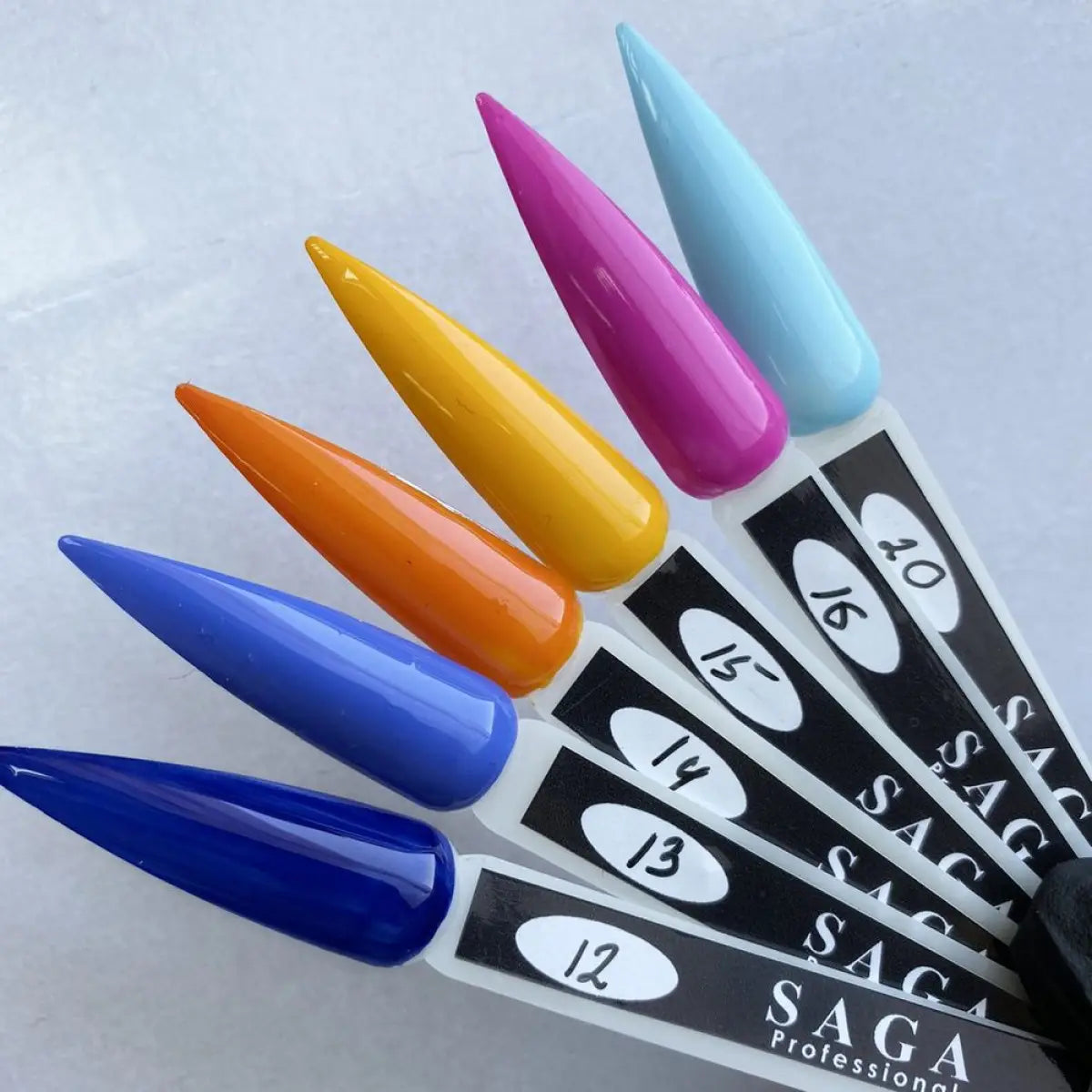 SAGA professional lacquer for stamping 12 (blue, enamel), 8 ml