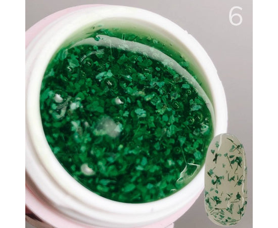 SAGA dried flowers fairy gel 6 5 ml GREEN FLG06