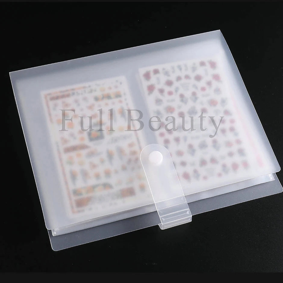 80 Slots Nail Art Stickers Organizers