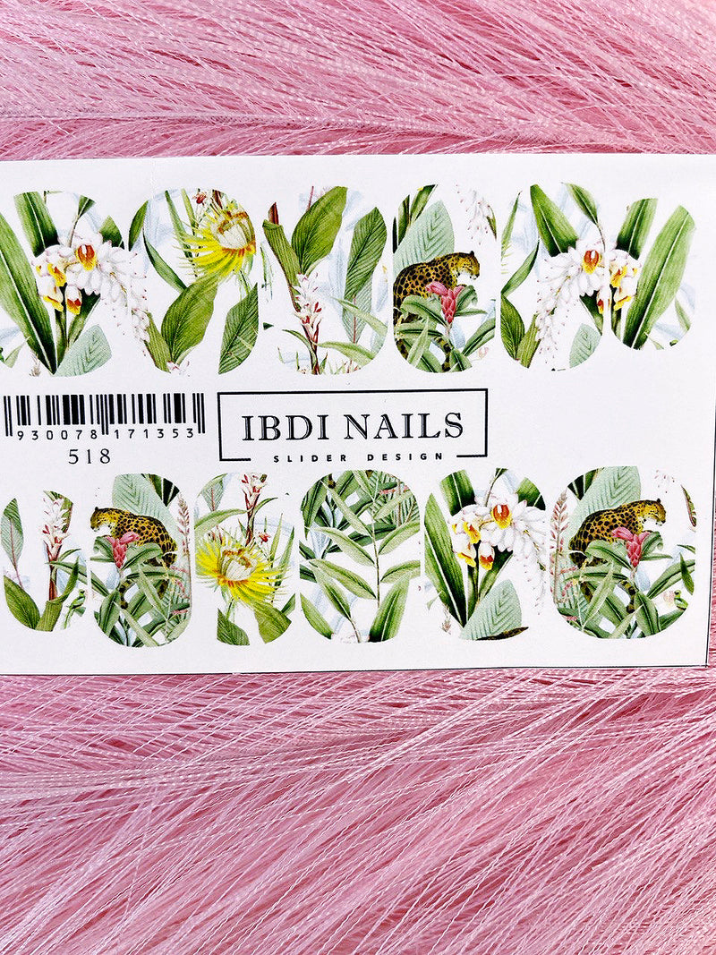 Слайдер дизайн для маникюра IBDI Nails 518