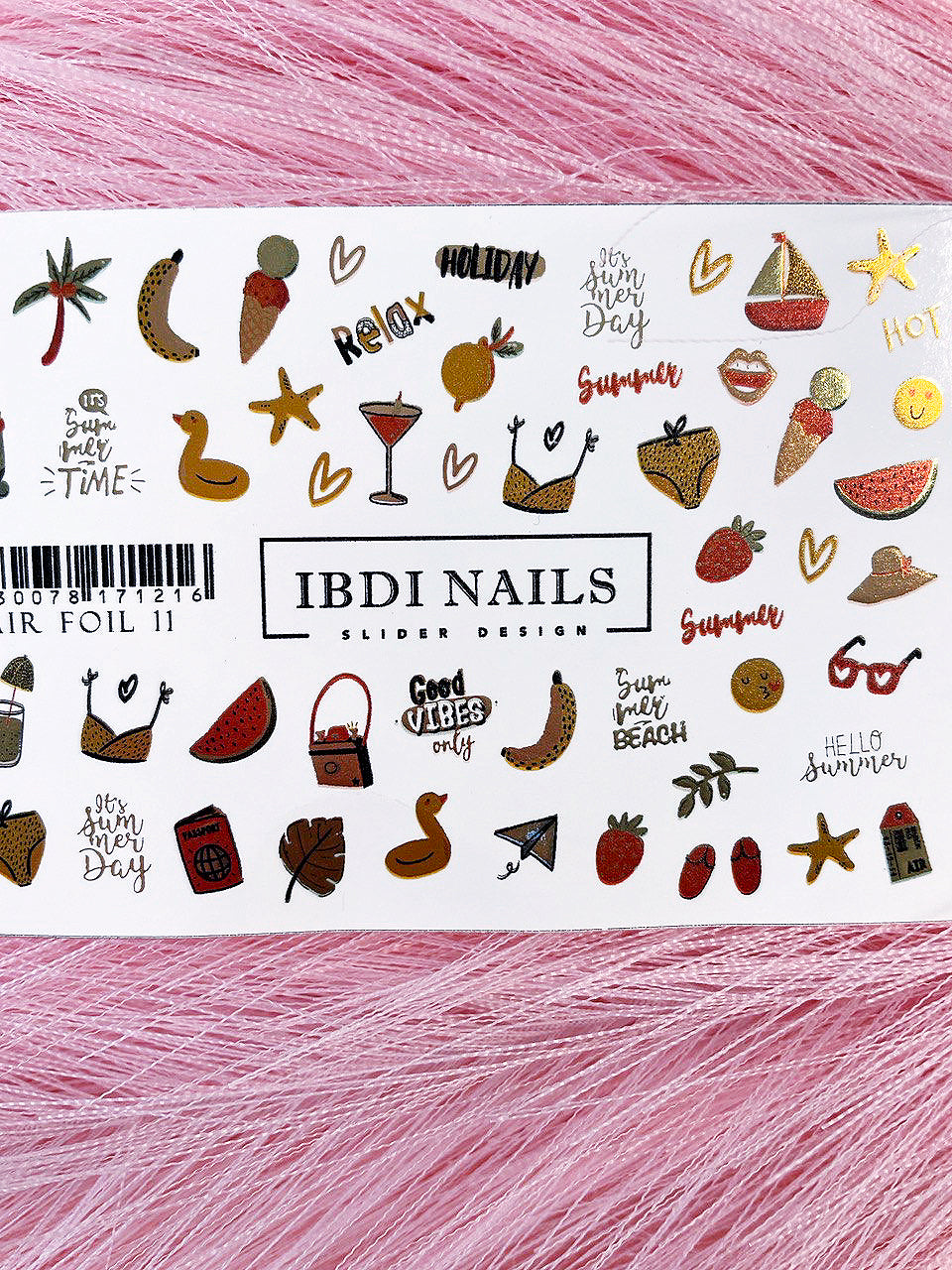 Слайдер дизайн для маникюра IBDI Nails Air Foil 11