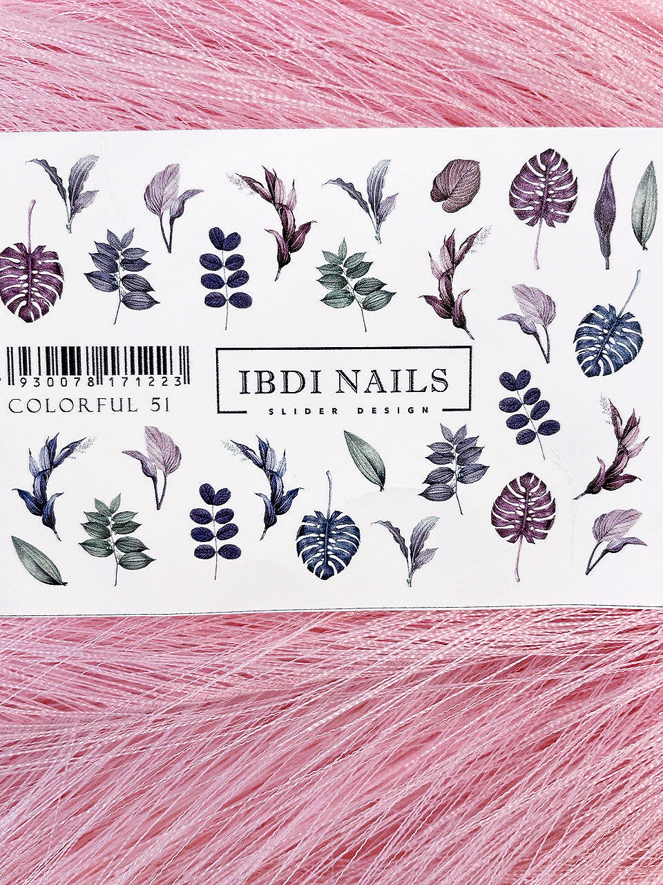 Слайдер дизайн для маникюра IBDI Nails Colorful 51