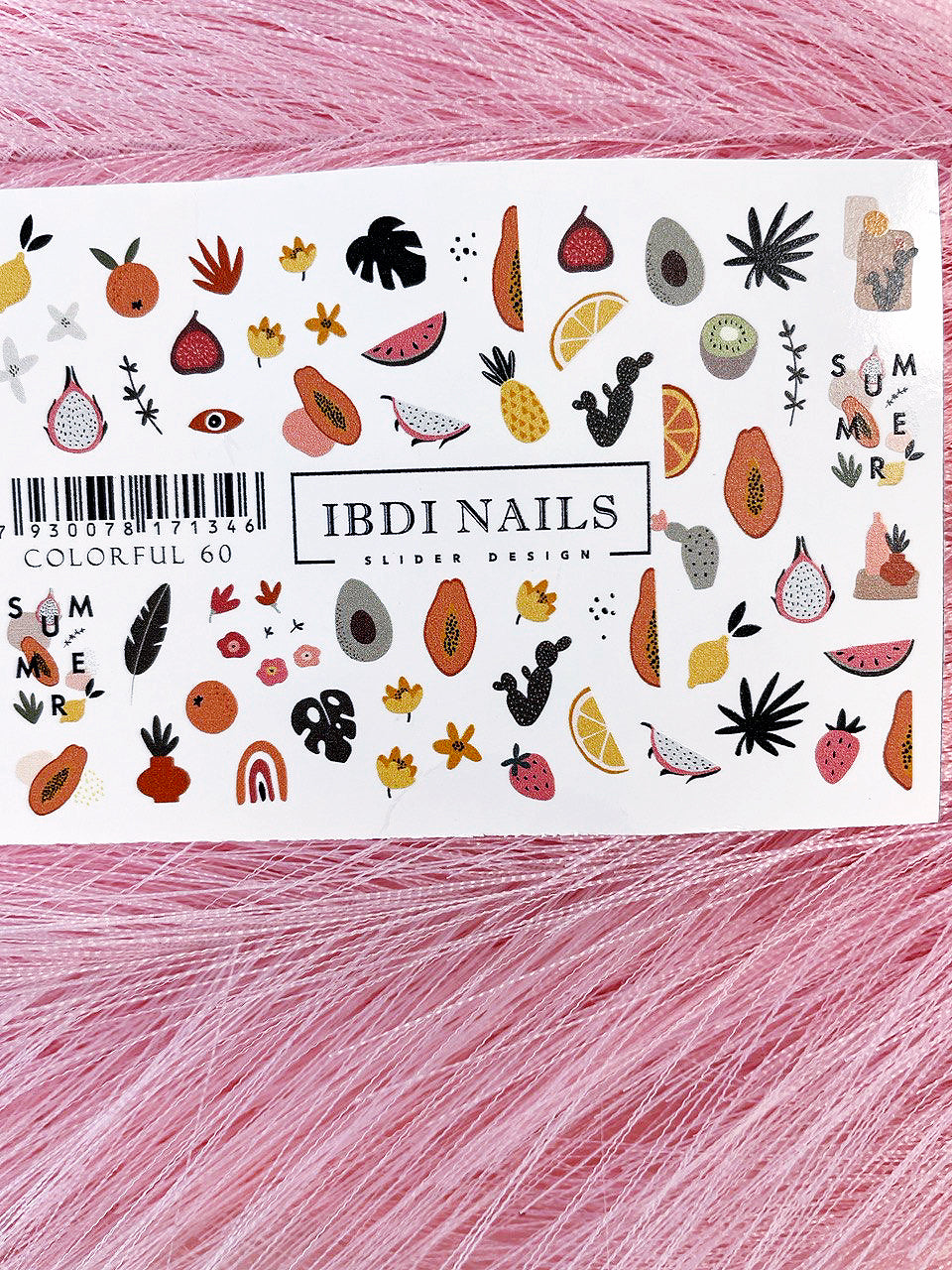 Слайдер дизайн для маникюра IBDI Nails Colorful 60
