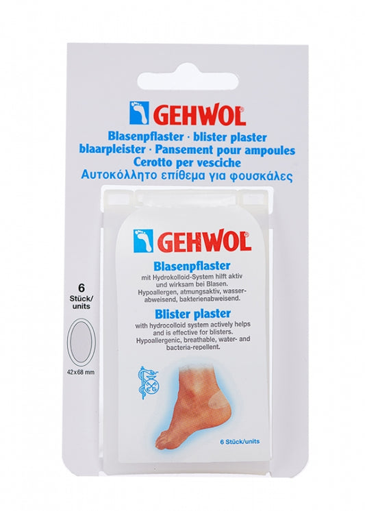 GEHWOL Blister Plaster w/ hydrocolloid system (6 pieces) Assorted