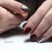 KOMILFO GEL POLISH DELUXE SERIES D097 (BROWN-BURGUNDY, ENAMEL), 8 ML