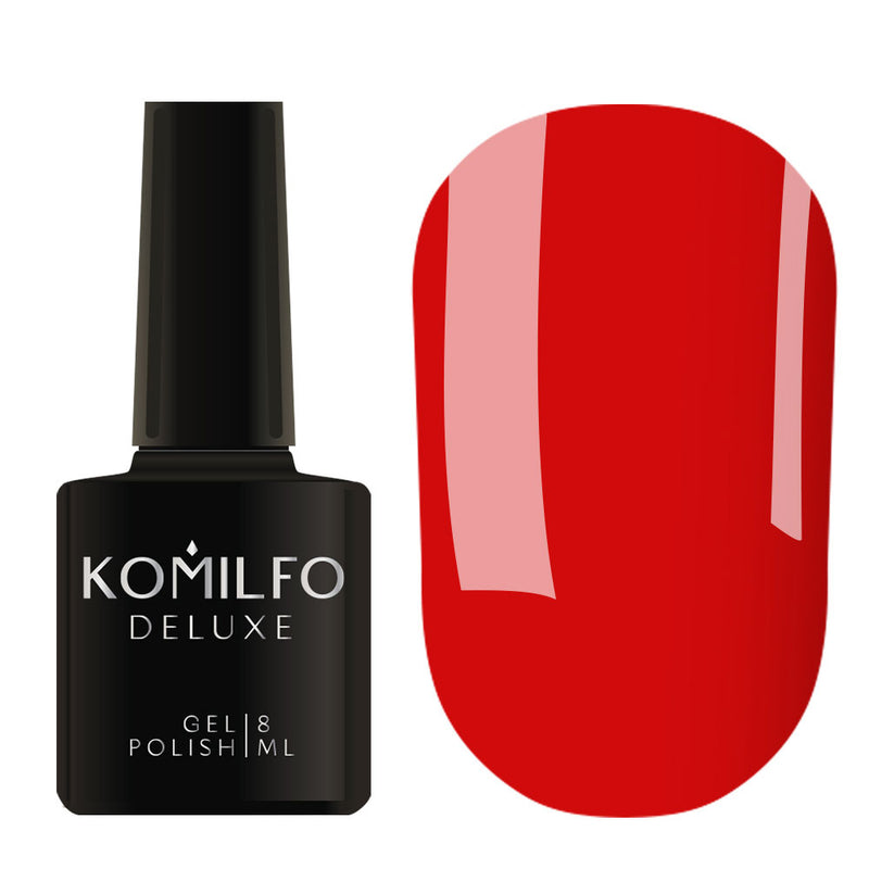 KOMILFO GEL POLISH RIOR COLLECTION R001 (CLASSIC RED, ENAMEL), 8 ML