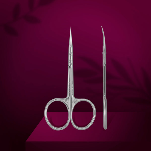 Профессиональные ножницы для кутикулы Staleks Pro Exclusive 22 Type 2 (Магнолия) SX-22/2м