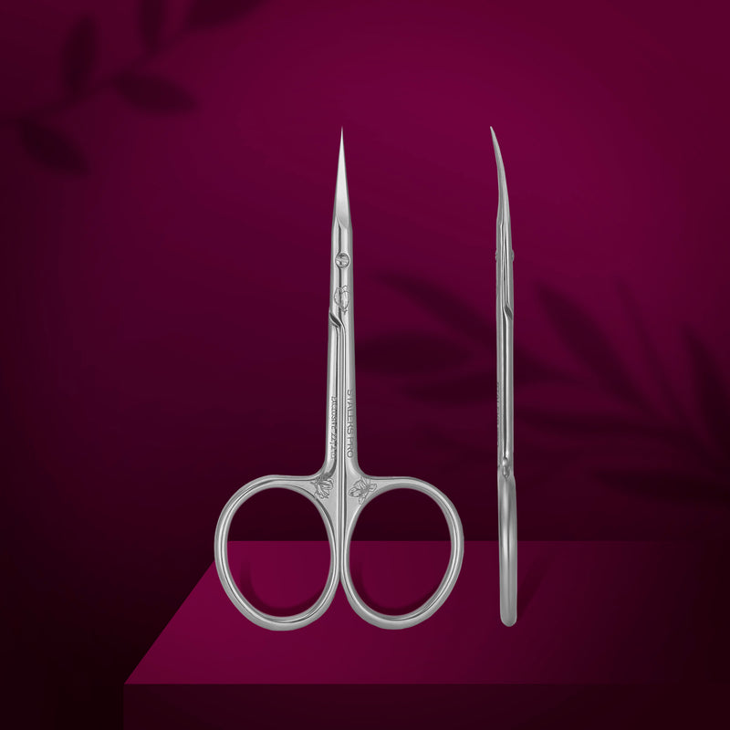 Профессиональные ножницы для кутикулы Staleks Pro Exclusive 22 Type 2 (Магнолия) SX-22/2м