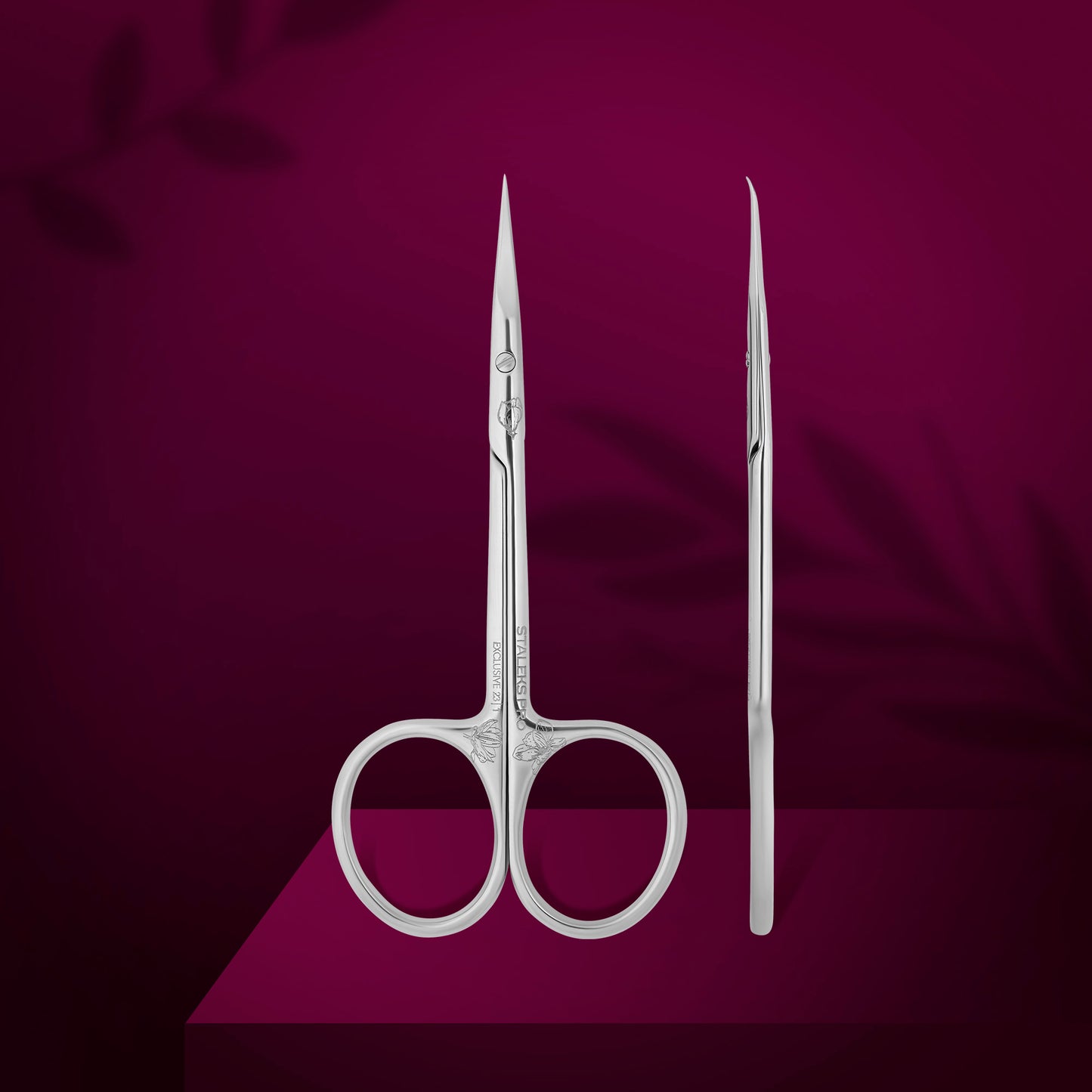 Professional cuticle scissors Staleks Pro Exclusive 23 Type 1 (Magnolia) SX-23/1m