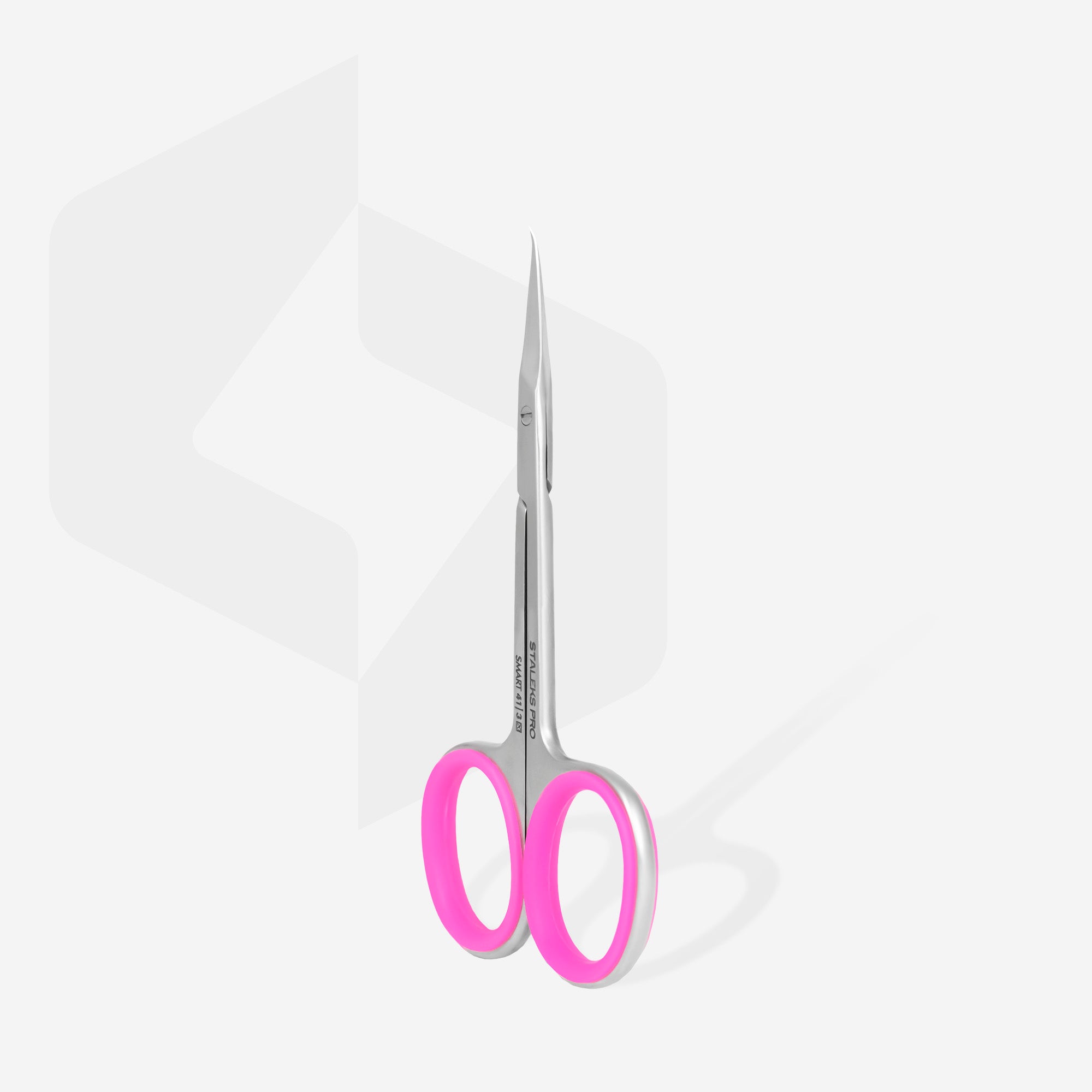Professional cuticle scissors with hook Staleks Pro Smart 41 Type 3  SS-41/3