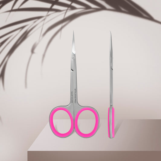 Professional cuticle scissors with hook Staleks Pro Smart 41 Type 3  SS-41/3