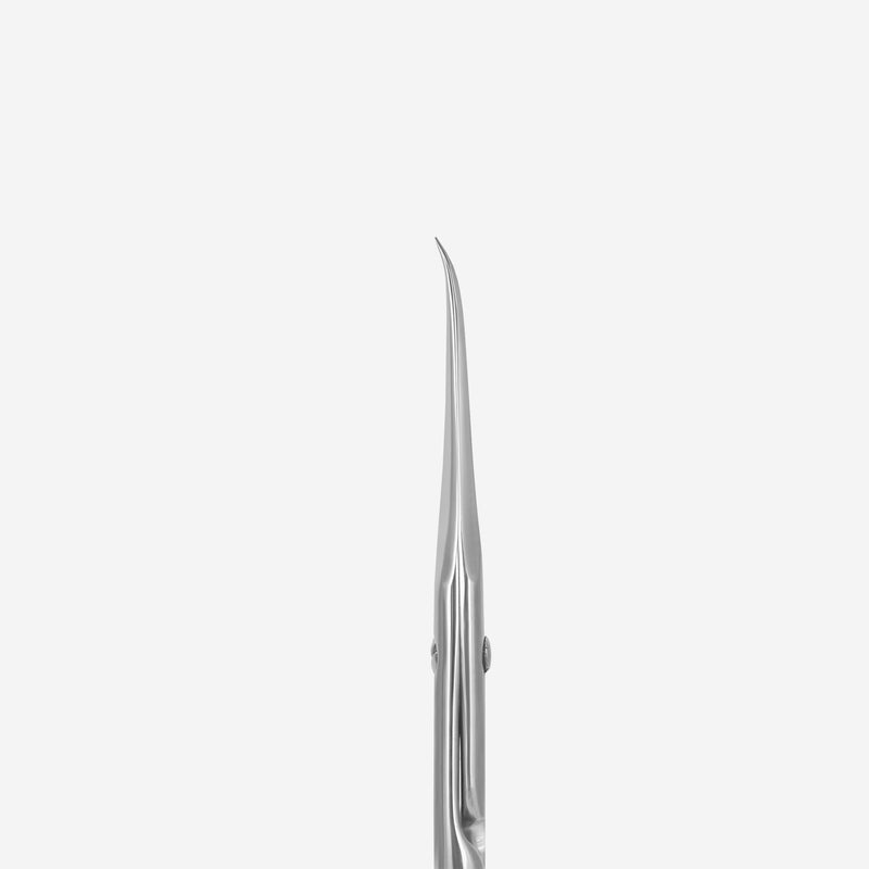 Professional cuticle scissors with hook Staleks Pro Exclusive 23 Type 2 (Magnolia)  SX-23/2m