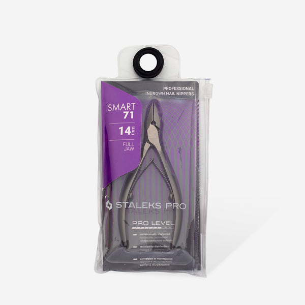 Professional nippers for ingrown nails Staleks Pro Smart 71, 14 mm NS-71-14