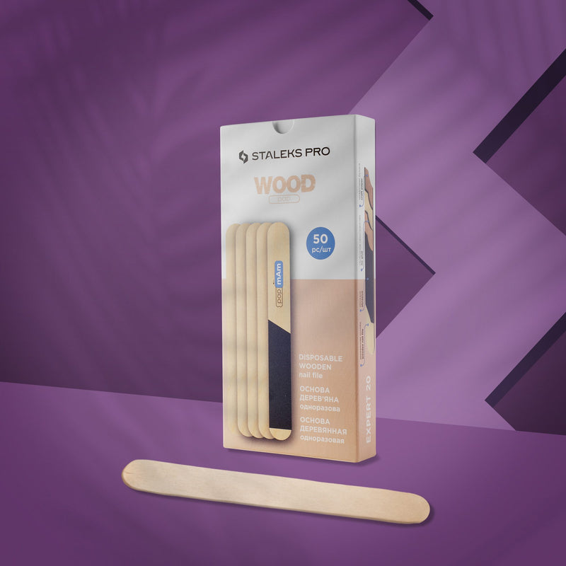 STALEKS PRO Disposable wooden base 50pcs WBE-20