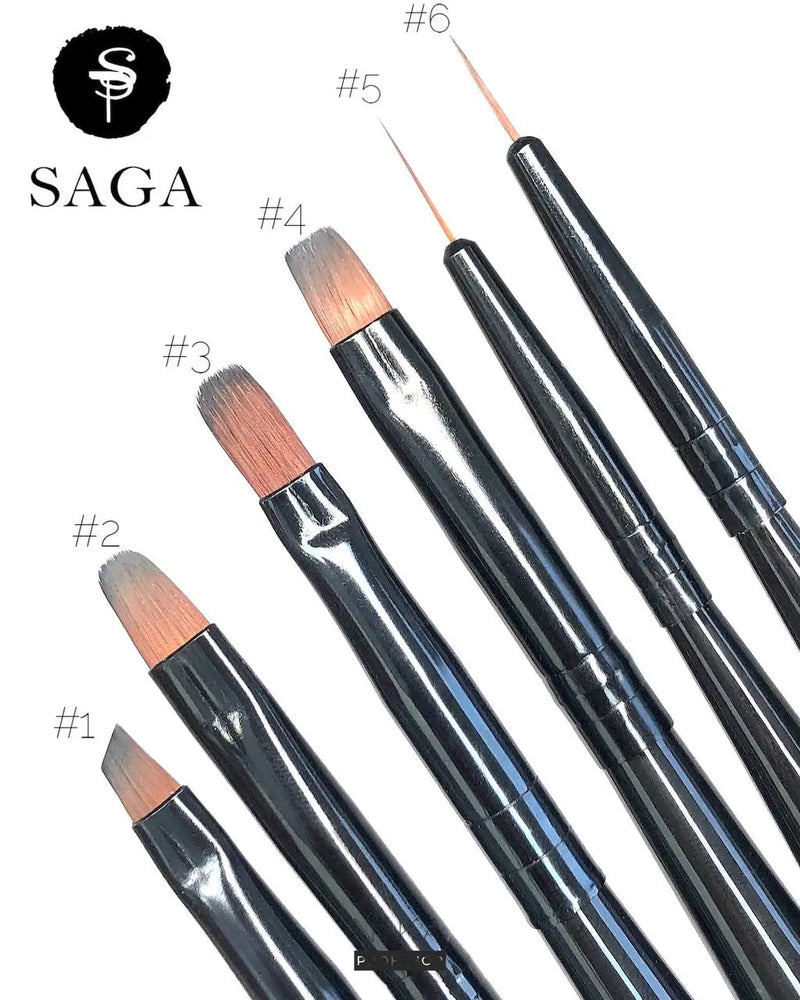 Кисть для гелю SAGA 4 кв