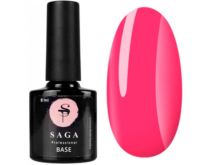 Неоновая база Saga Tropical Cover Base №3, 8 ml (малиновый) crimson